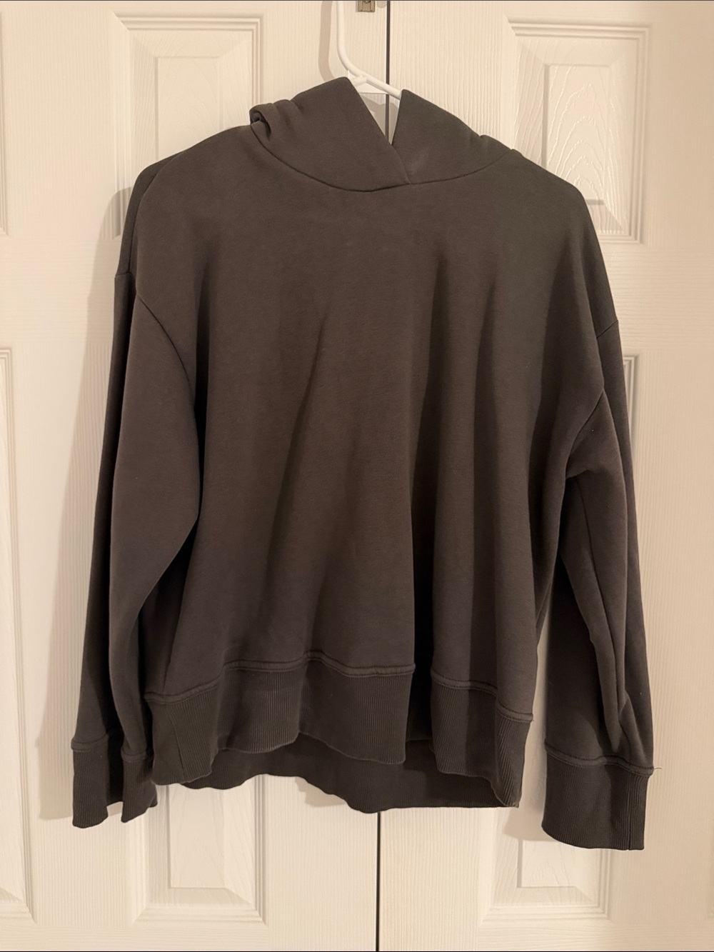 Zara women’s Dark Gray Hoodie Sweatshirt